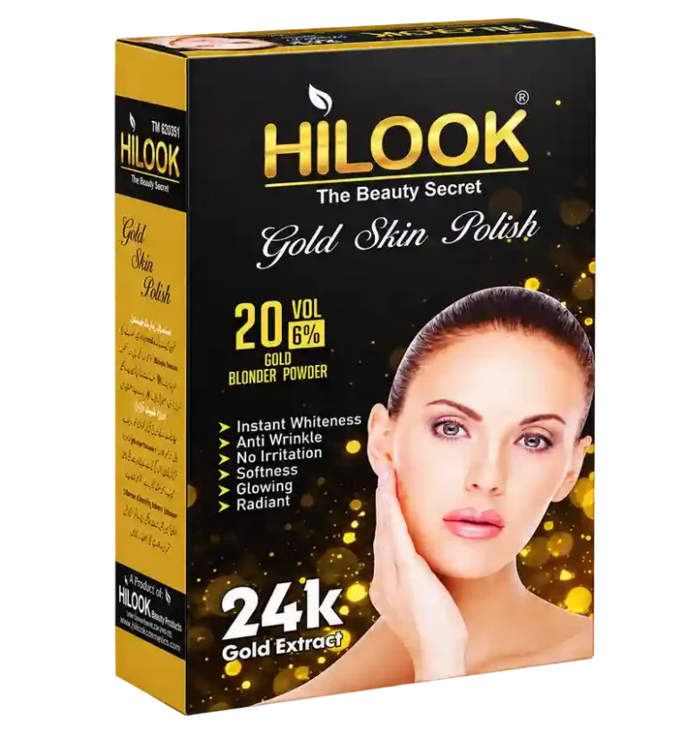 HiLook Gold Skin Polish 24K Gold Extract – Brightening & Radiance Care Kit